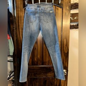 White House Black Market vented hem skinny jeans